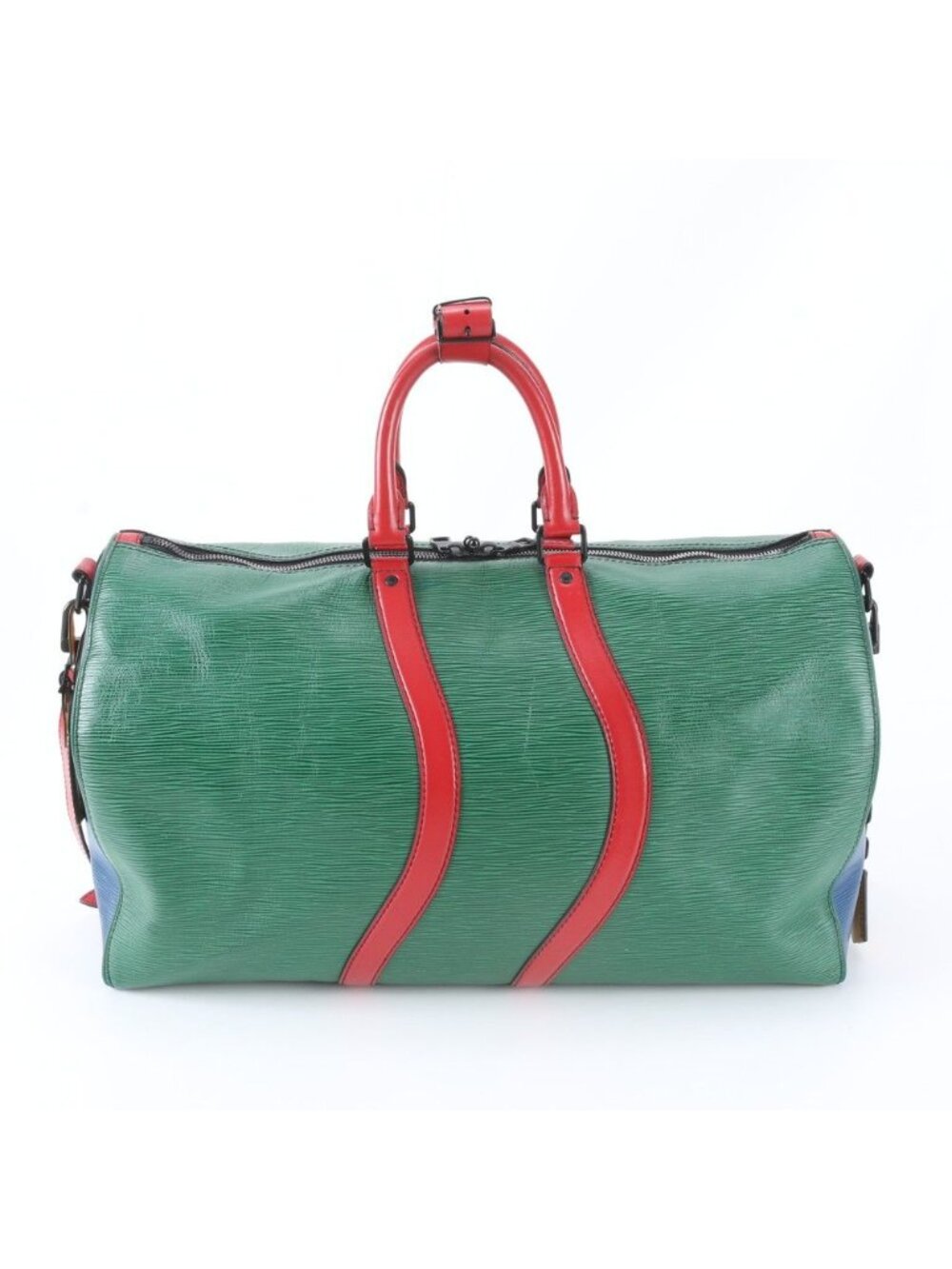 ★SOLD★ Louis Vuitton Epi Keepall Bandouliere 50 Wavy 2-Way Boston Bag Crossbody - Picture 3 of 9